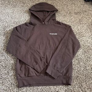 TALENTLESS Dark Brown Hoodie